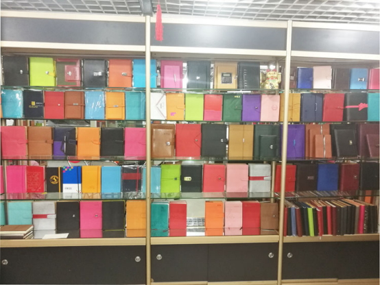 kinds of PU leather hardcover notebook diary