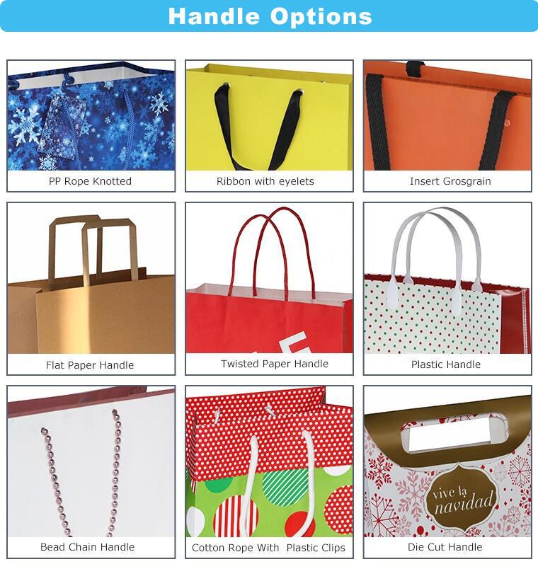 Handle Options Of Custom Paper Bag