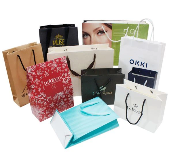 Custom Drawstring Gift Bags For Business With Logo