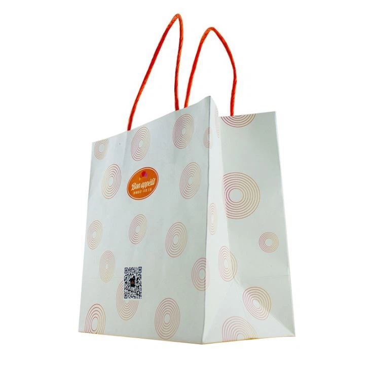 Kraft Bags With Handles For Garments Store
