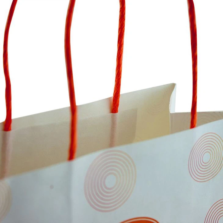 Kraft Bags With Handles For Garments Store