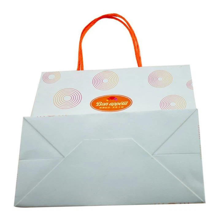 Kraft Bags With Handles For Garments Store