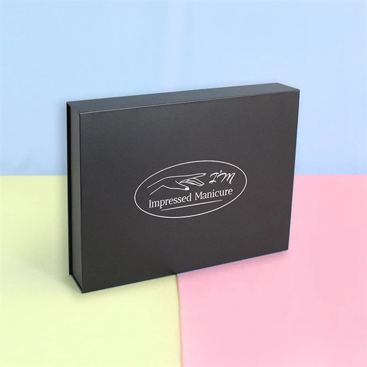 Black magnetic gift box with  EVA insert (2)