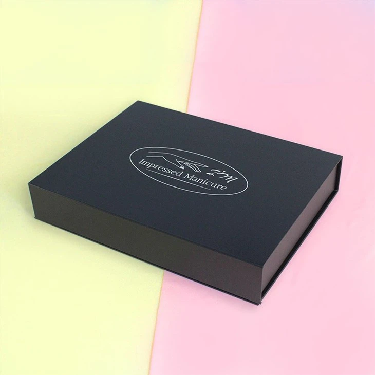 Black magnetic gift box with  EVA insert
